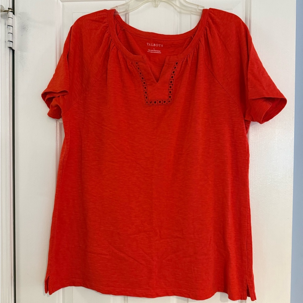 NWOT Talbots Short Sleeve Tee Size L